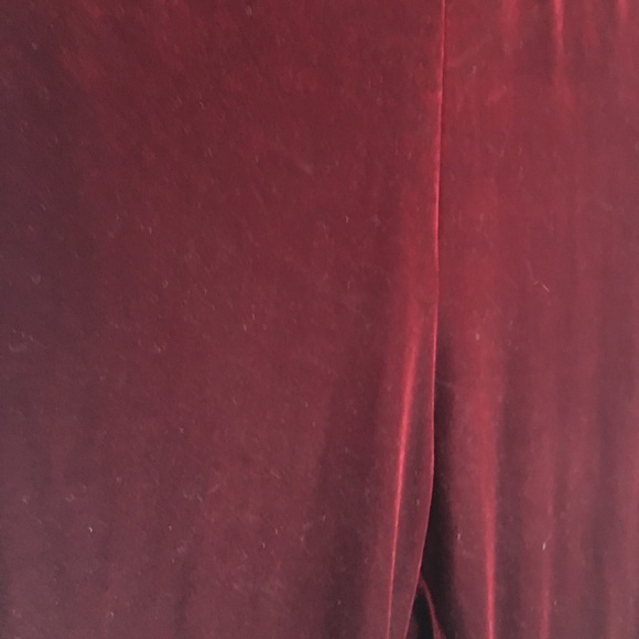 Shein Curve 4x dark red velour jumpsuit-1 piece - Picture 2 of 8